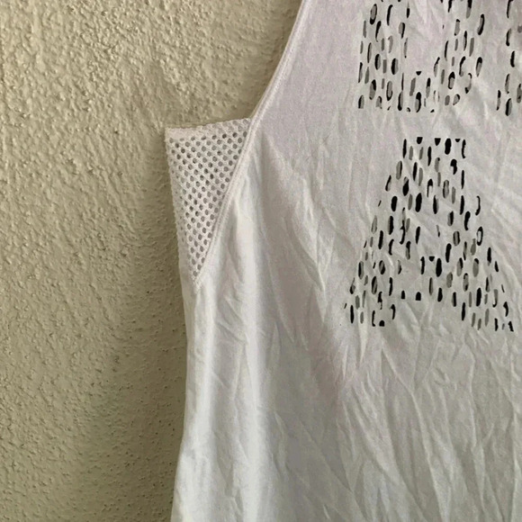 Free People Movement Womens S White Sleeveless Cut Out Split back Dream Tank Top - Picture 3 of 8